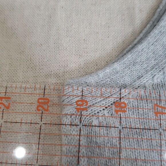 Halogen Sweater Tunic Dress Womens sz Medium Cashmere Blend Dove Gray - Picture 5 of 6